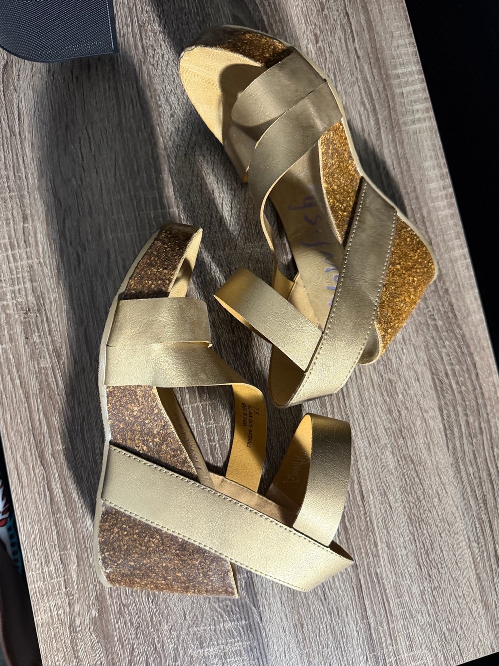 Womens Strappy Wedge Sandals by Blowfish - Picture 9 of 10